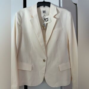 Women’s Anne Klein blazer suit jacket Cream off white size 16.  NWT.